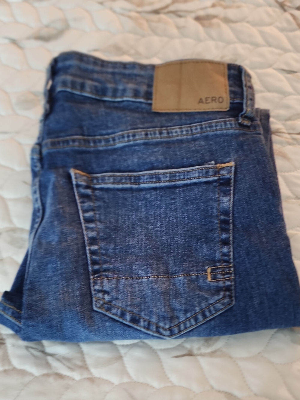 Aeropostale Men's Slim Indigo Blue Jeans